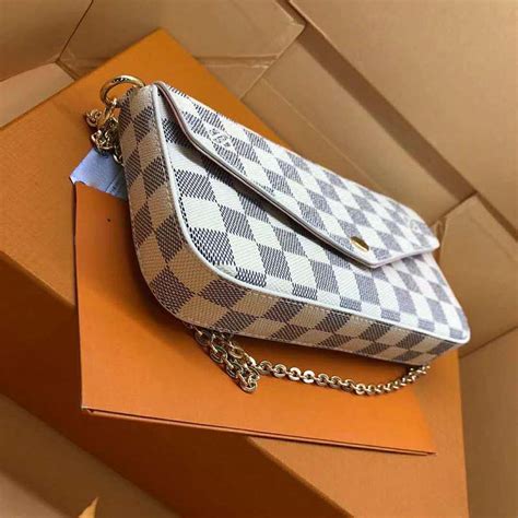 lv felicie azur|Pochette Félicie Damier Azur Canvas .